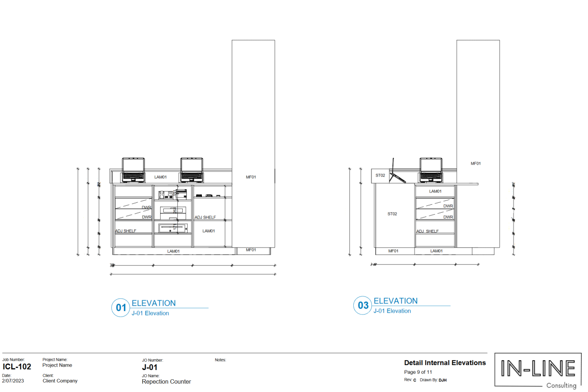 Office Layout | Joinery Designer | Inline Consulting